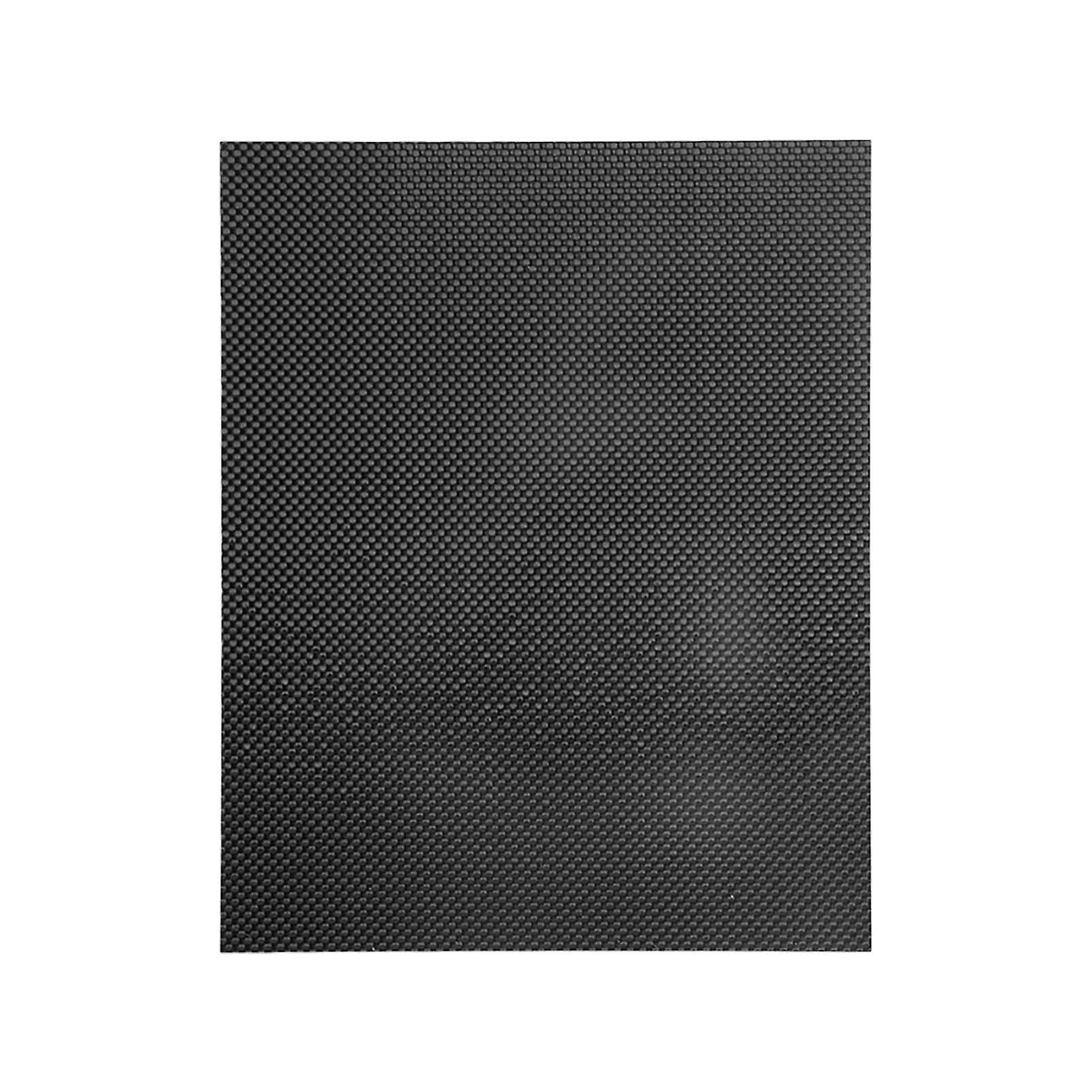 3K Carbon Fiber Panel High Hardness Corrosion Resistant for RC Airplanes Twill Weave Glossy Surface 200 x 250 x 0.5mm
