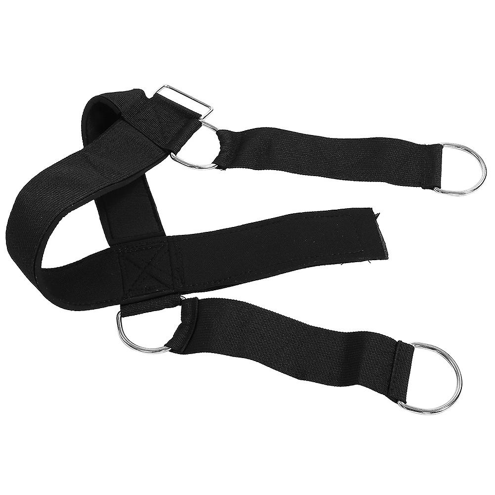Adjustable Nylon Head Harness for Weightlifting and Gym Workouts