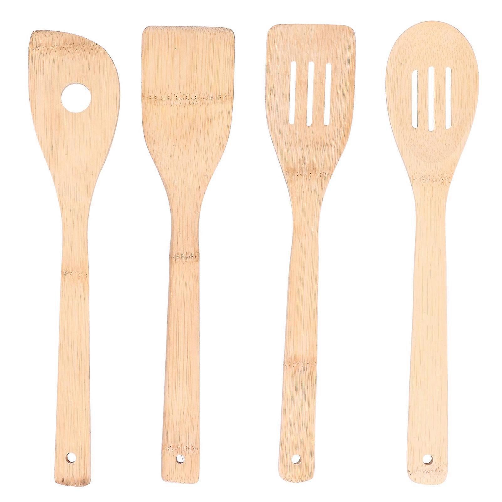 Cooking Spoons Set, Square & Circular Spatulas, Kitchen Utensils