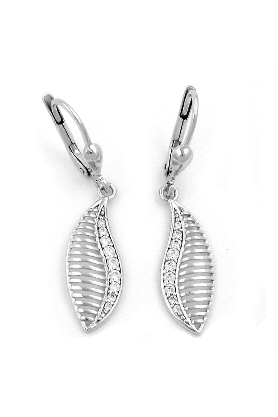 Leverback Earrings Zirconia Silver 925 - Gl91544