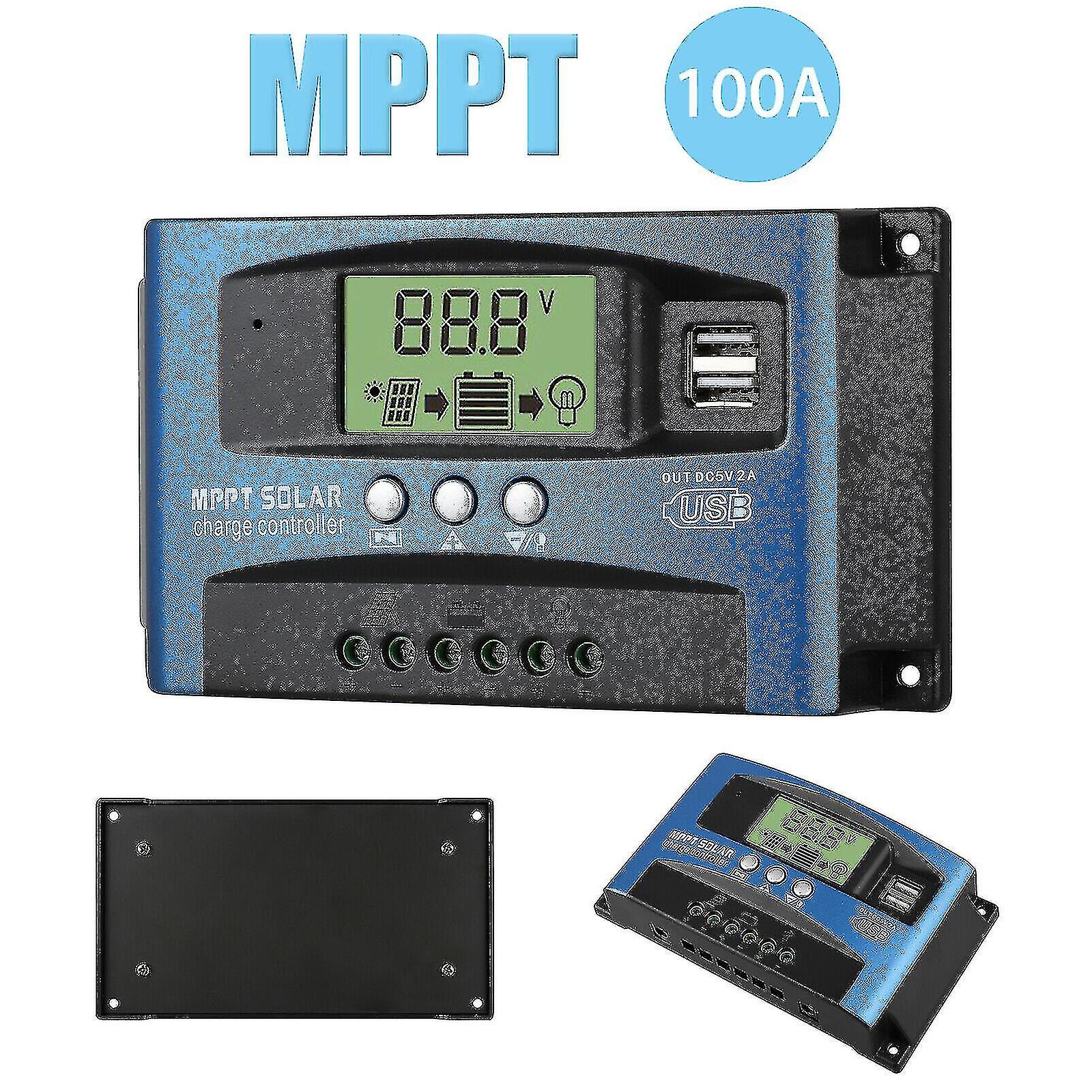 Solar Charge Controller 100a Mppt Panel Regulator-hy