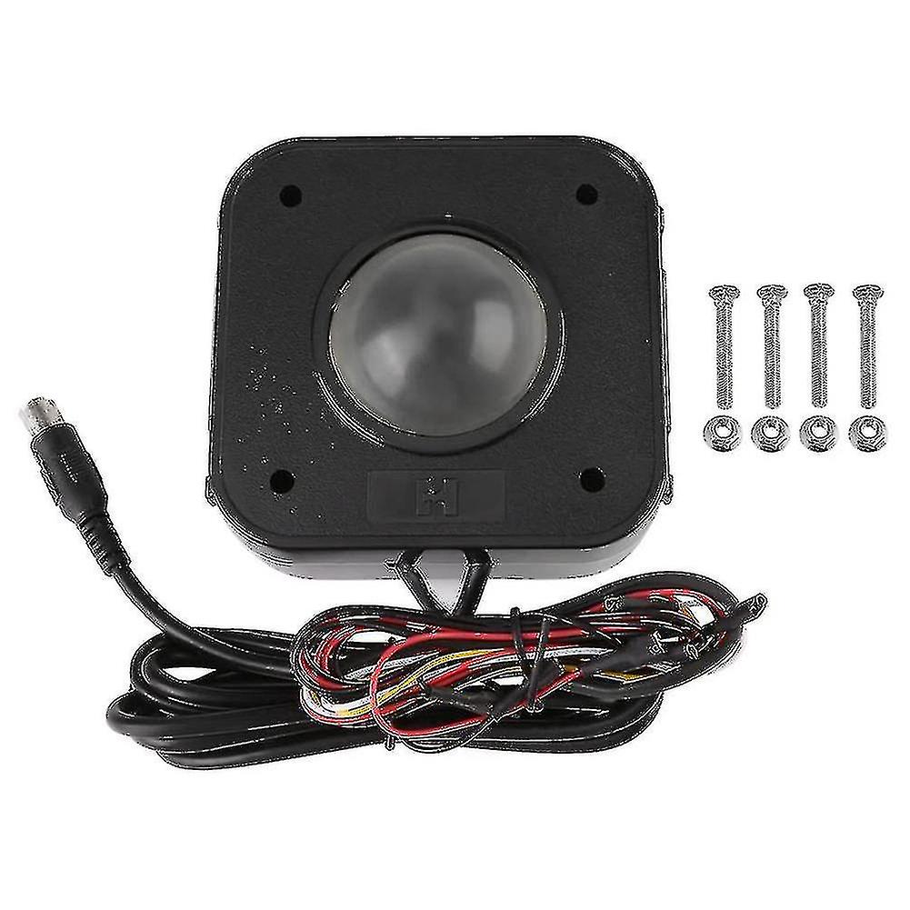 Arcade Trackball Mouse Illuminated 4.5Cm Round Led Trackball Mouse Ps/2 Pcb Connector Compatible With Arcade Ga