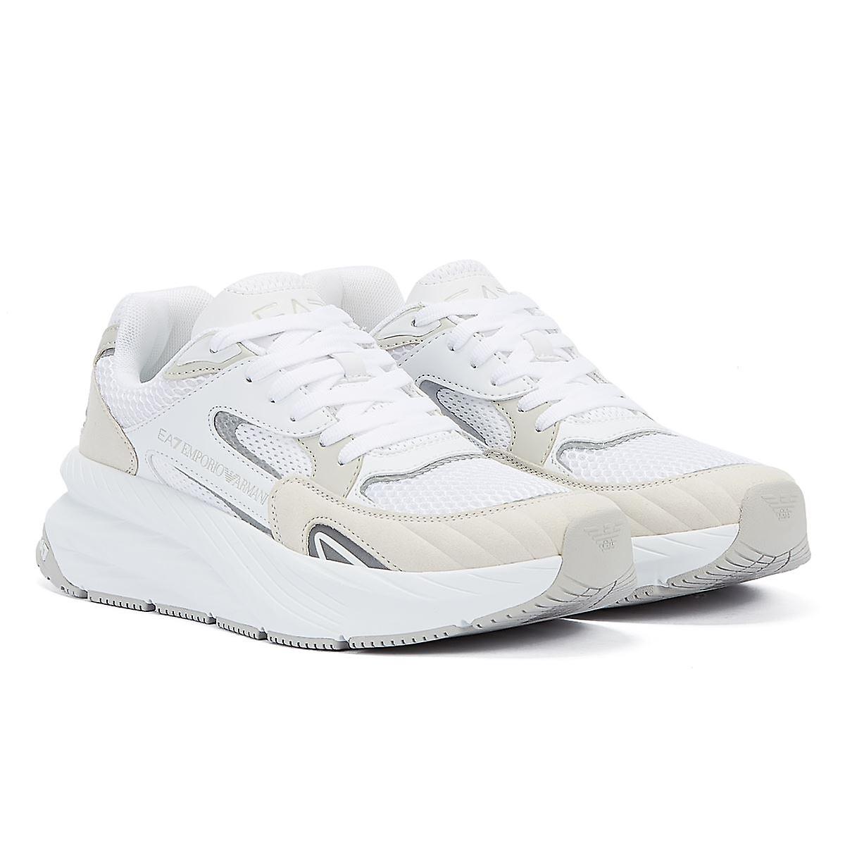 EA7 Crusher Sonic Mix Men's White Trainers