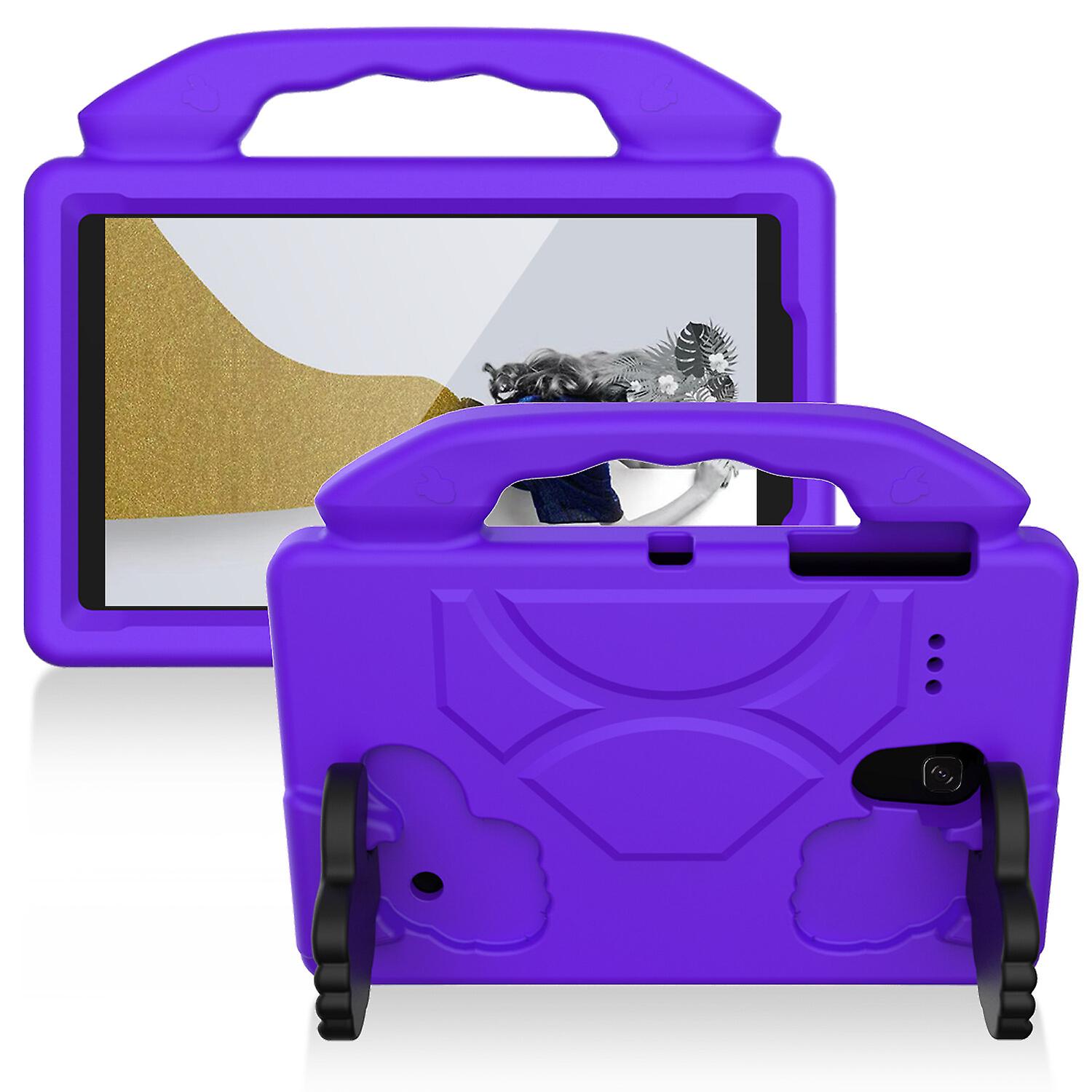 Custodia protettiva anticaduta sicura per bambini per Samsung Galaxy TAB A 8.0 T380 /385, viola