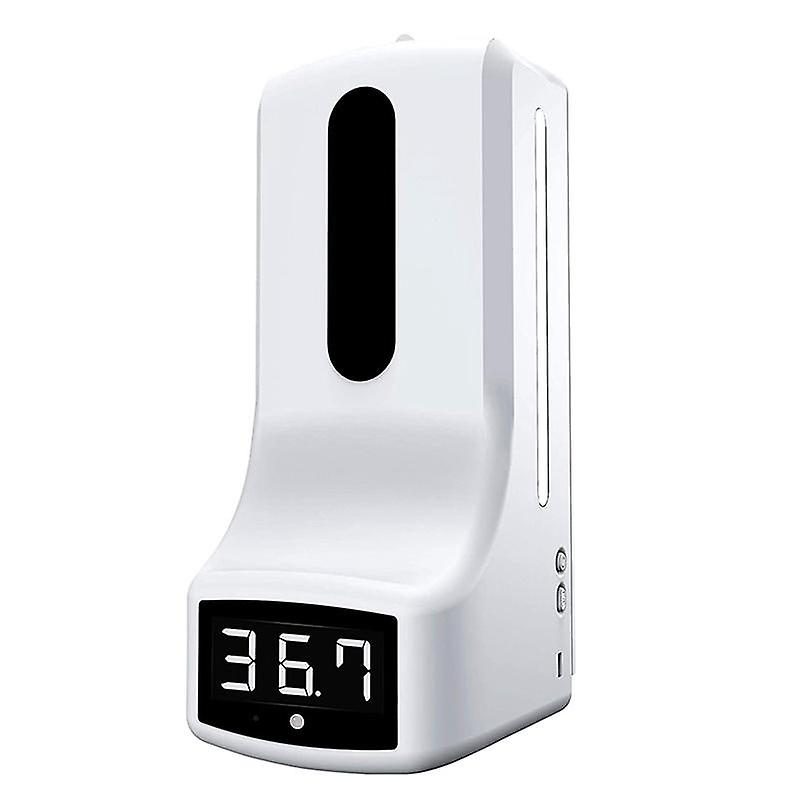 2 In 1 Infrared Thermometer K9 Automatic Soap Dispenser Palm Temperature Measurement And Disinfection Integrated Machine New