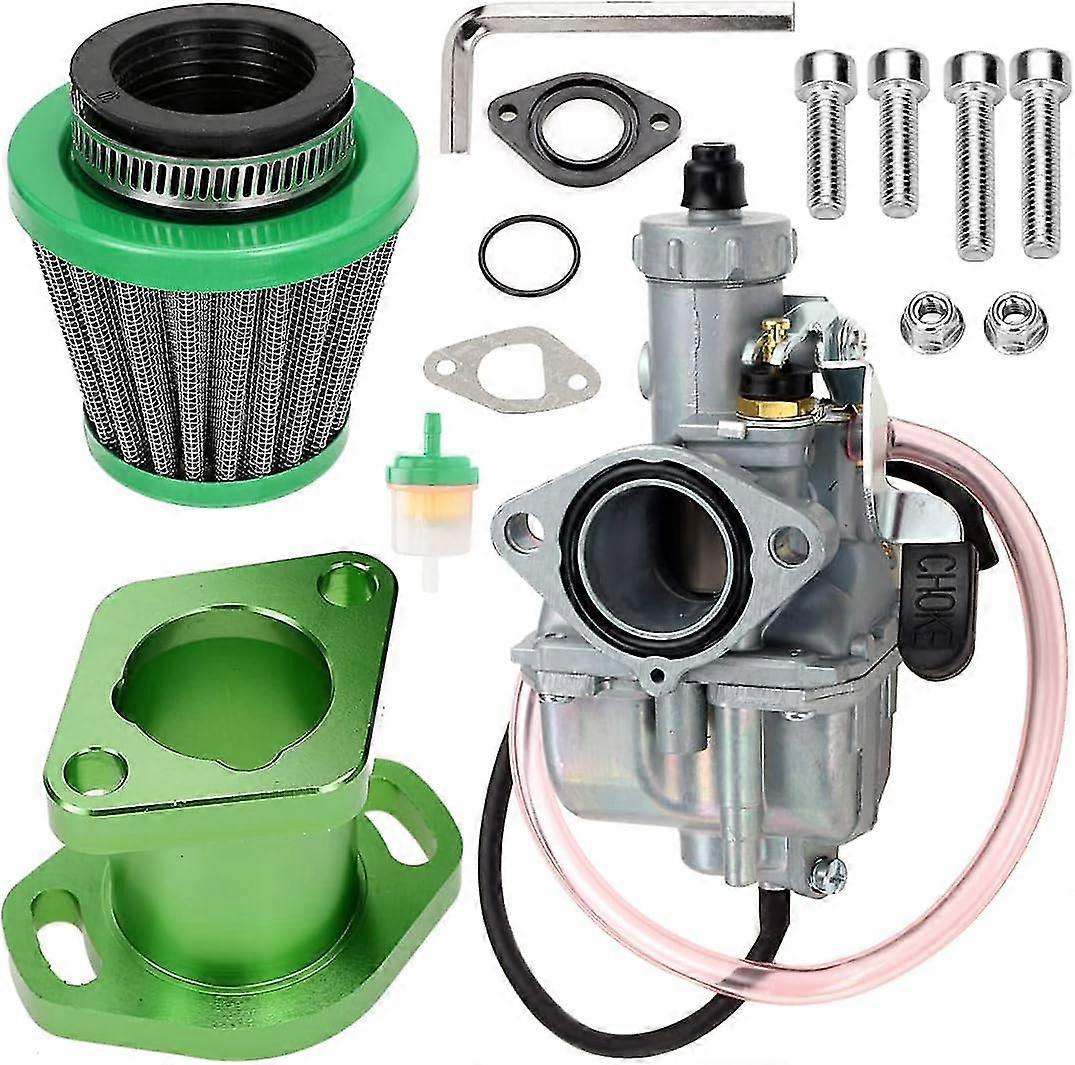 Performance Vm22 26mm Carburetor Carb For Predator 212cc 196cc Coleman Ct200u Bt200x Mini Bike Kt196 Go Kart Gx160 Gx200 6.5hp Clone Engine With 38mm