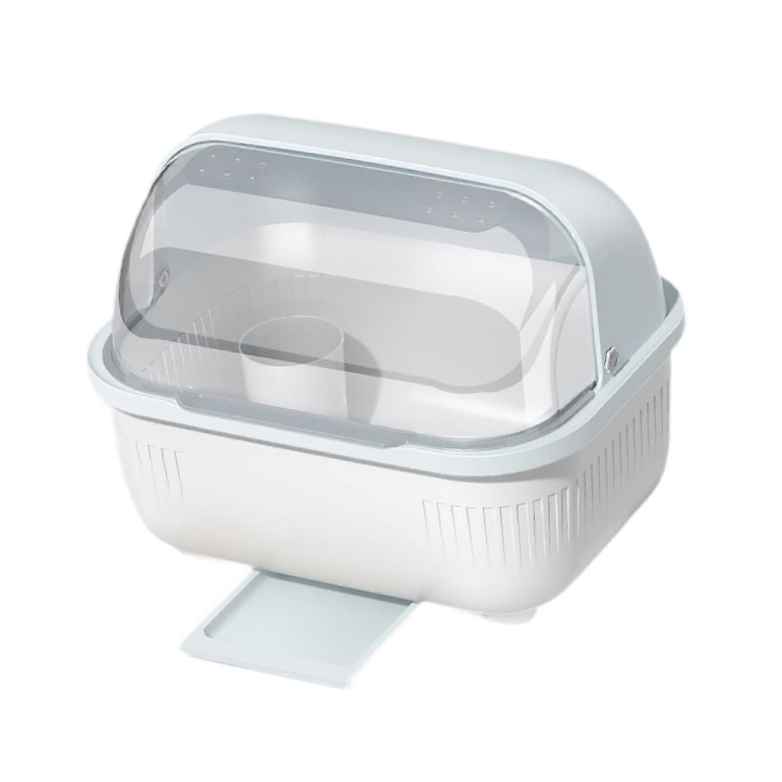 Dish Drying Rack Dustproof Cutlery Rack Dish Rack for Restaurant Bar Kitchen Violet