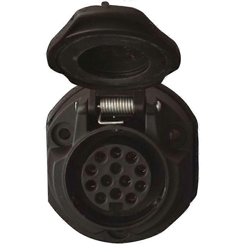 13-pin female pvc trailer socket