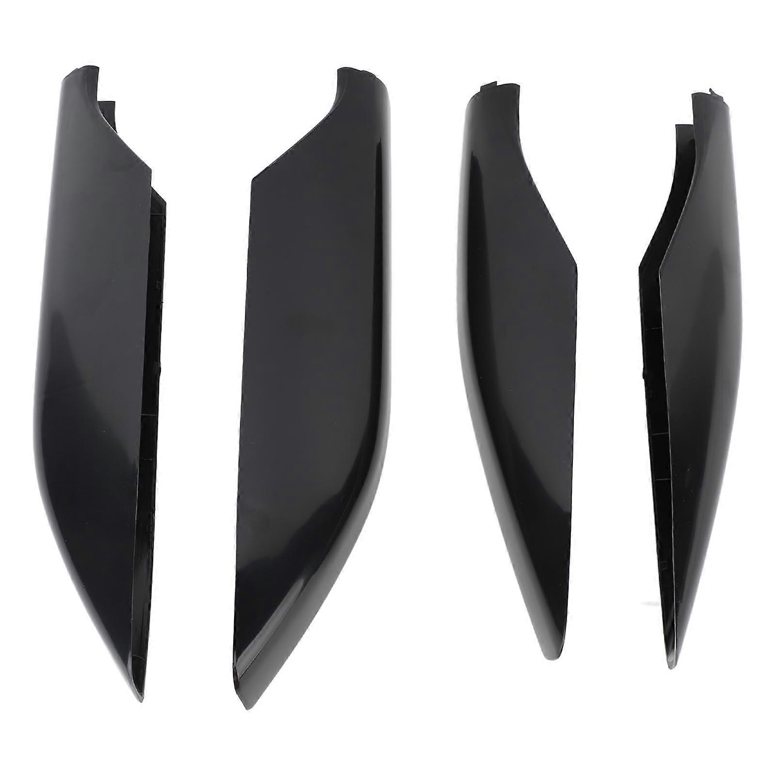 4pcs Roof Rail Rack Cover Plastic Roof Rack Rail End Cap Replacement for Toyota Land Cruiser Prado FJ120 2002 to 2009 Black E2U111