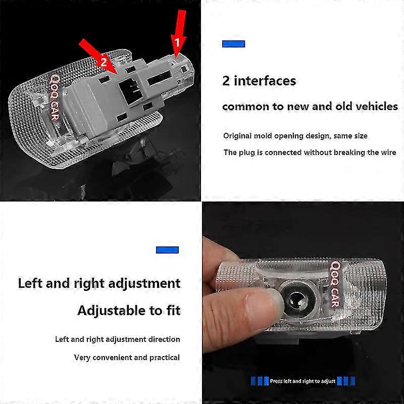 4 X LED Logo Door Courtesy Light Shadow Laser