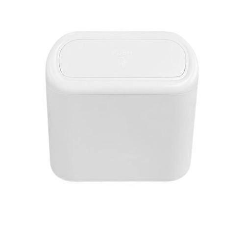Car Trash Can With Lid Car Dustbin Leakproof Vehicle Trash Bin