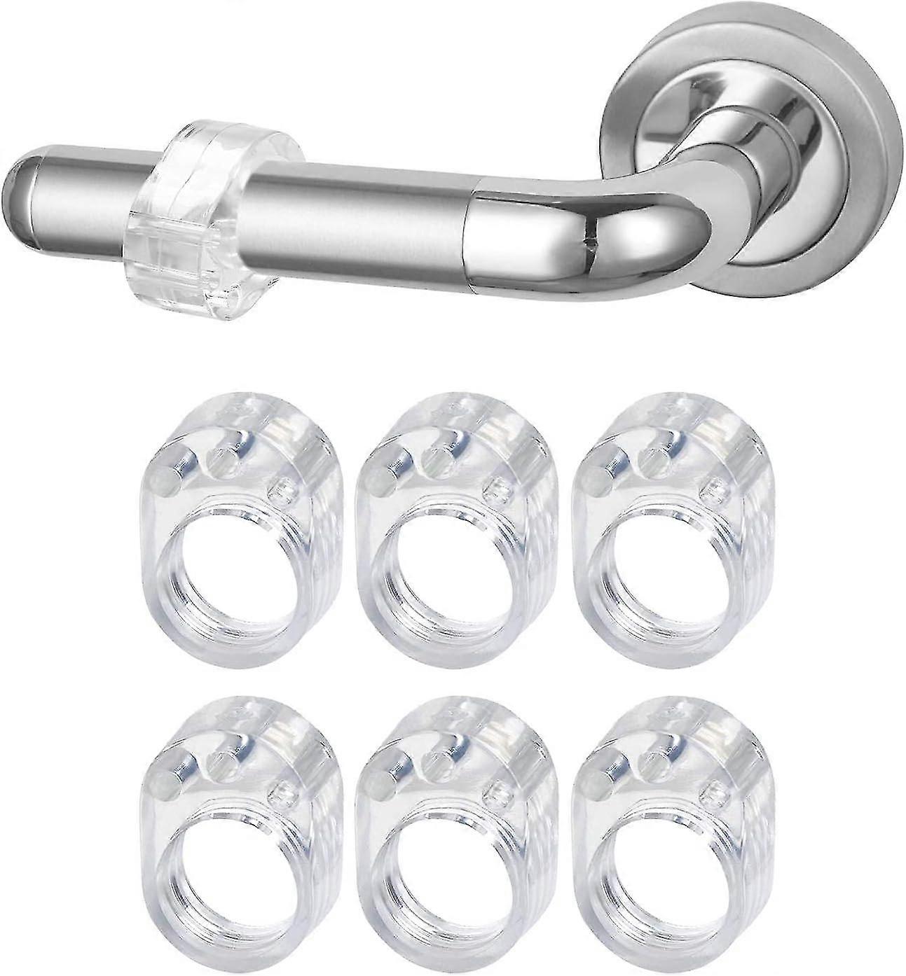 Door Handle Bumper - Transparent Wall Protectors (6 Pcs)