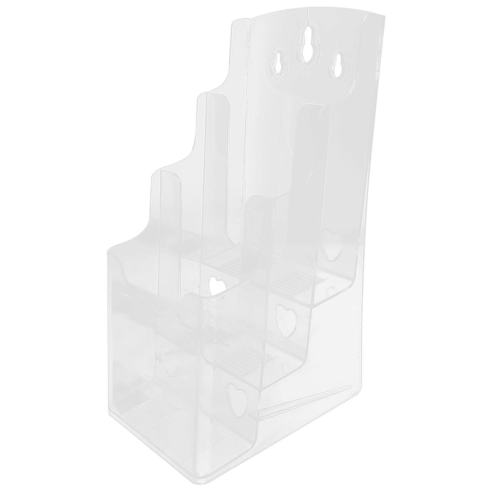 File Rack Wall Mount Brochure Rack Pamphlet Holder Tabletop Document Stand