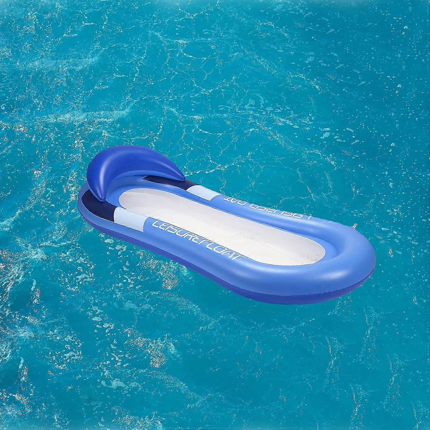 Inflatable Swimming Mattress, Inflatable Swimming Pool Chair, Swimming Pool Hammock, Inflatable Floating Bed with Net, Swimming Pool and Beach Mattres