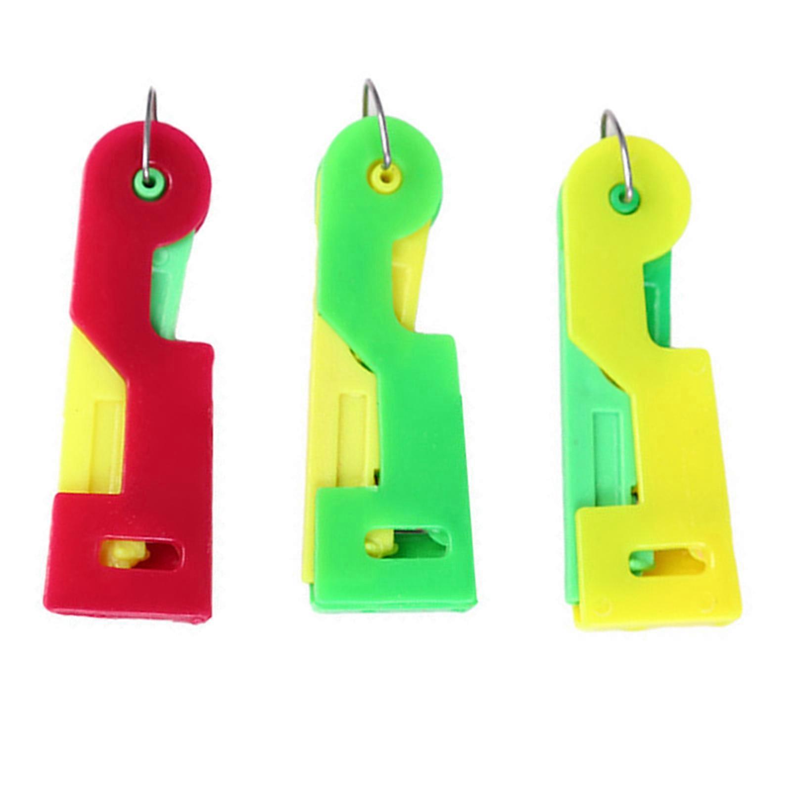 3Pcs Automatic Sewing Needle Threader Inserter Tool Multipurpose Quick Sewing Threader Easy Selfthread Threader Tool