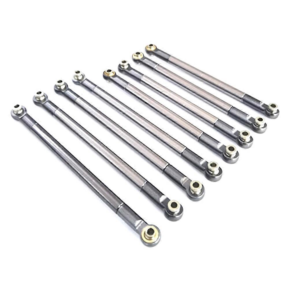 for MN86S MN86 MN86KS MN86K MN G500 Upgrade Parts 8PCS Metal Pull Rod Link Rod Linkage 1/12 RC Car