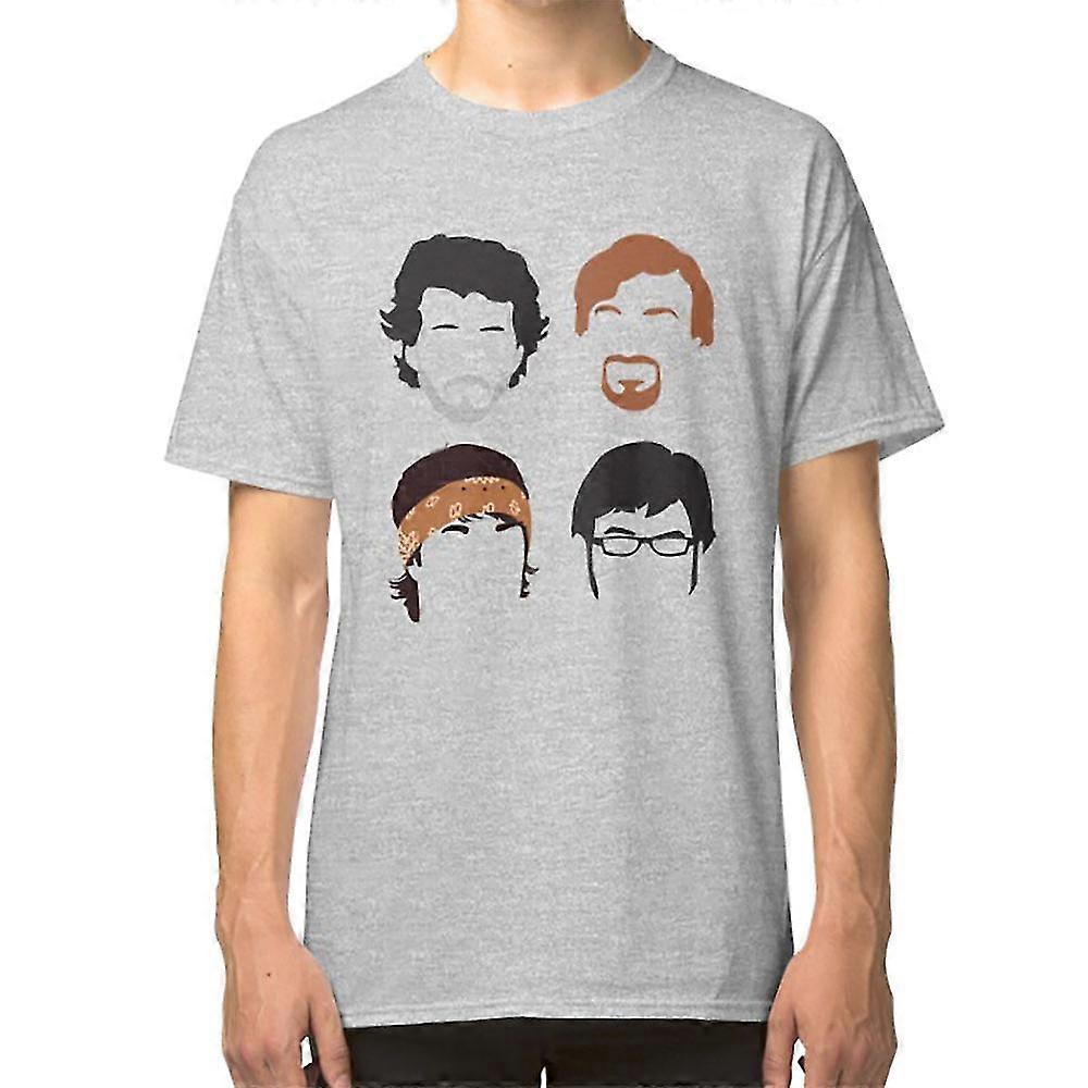 Flight of the Conchords Silly-ettes: 4-up T-shirt