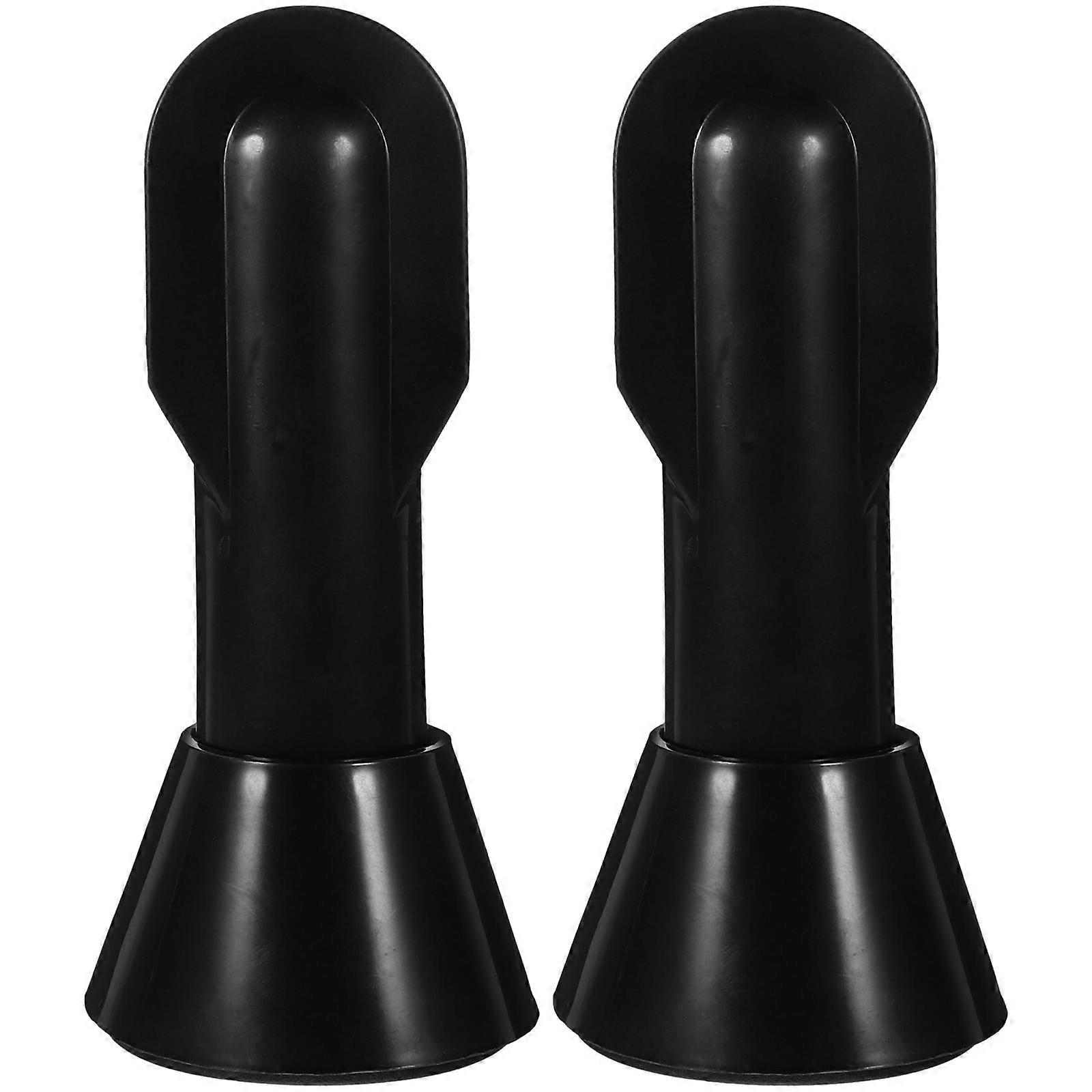 2pcs Toilet Bathroom Partition Hardware Adjustable Plastic Bracket Partition Feet Support Holder