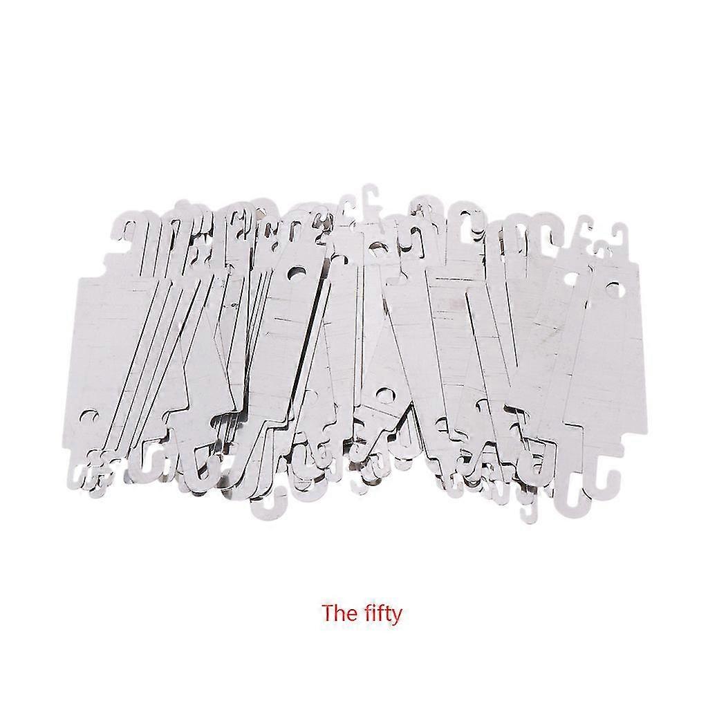 KINCJON 50pcs Portable Home Cross Sewing Needle Threading Guide Device Threader Tool