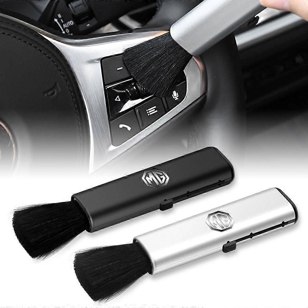 Car Adjustable Detailing Cleaner Conditioning Air Vent Dust Cleaning Soft Brush For MG HS ZS Phev GT RX8 RX5 MG3 MG4 MG6 MG5 MG7 JOHX