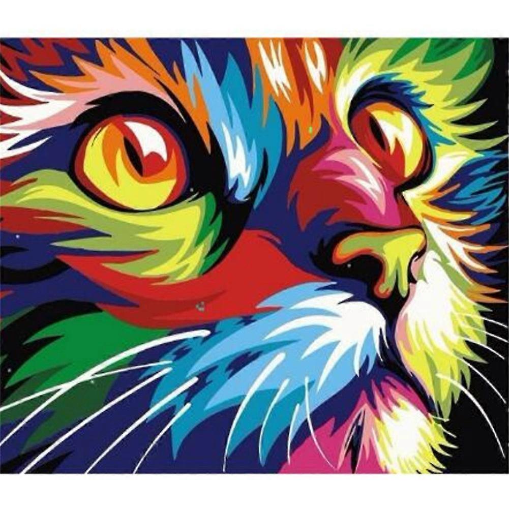 DIY Paints By Numbers Animals 50x40cm Pictures Oil Painting By Numbers Set Coloring By Numbers