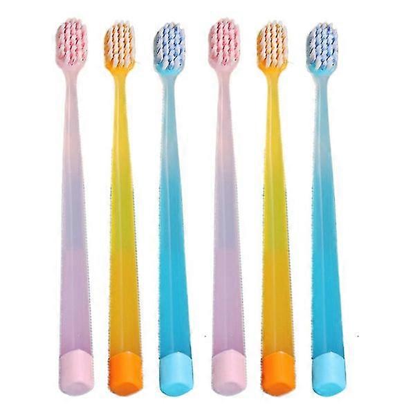 Soft Toothbrushes, Pack of 6