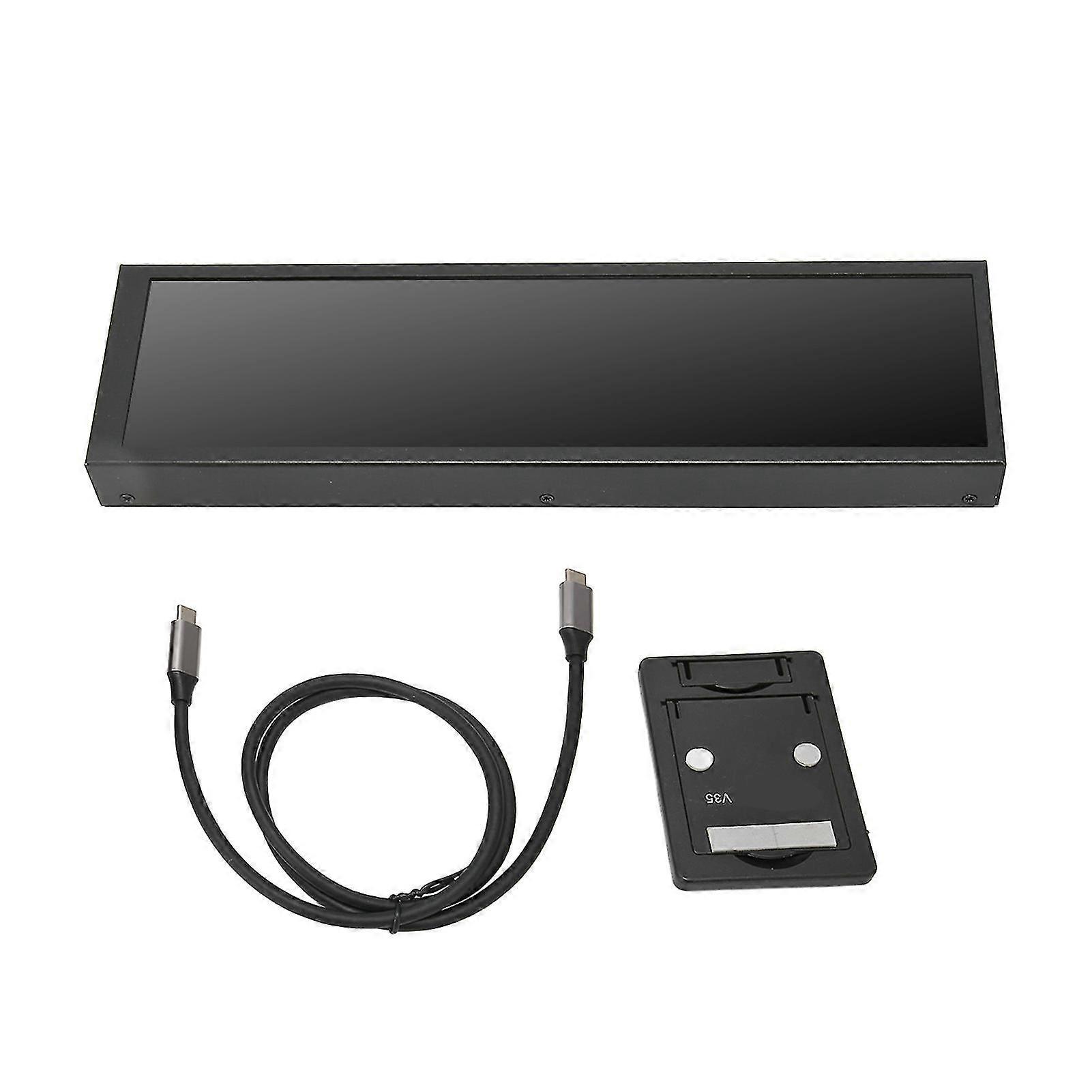 8.8in dator temp monitor för aida64 1920x480 60Hz USB C-gränssnitt CPU Gpu SSD Data Temperature Monitor för Raspberry Pi