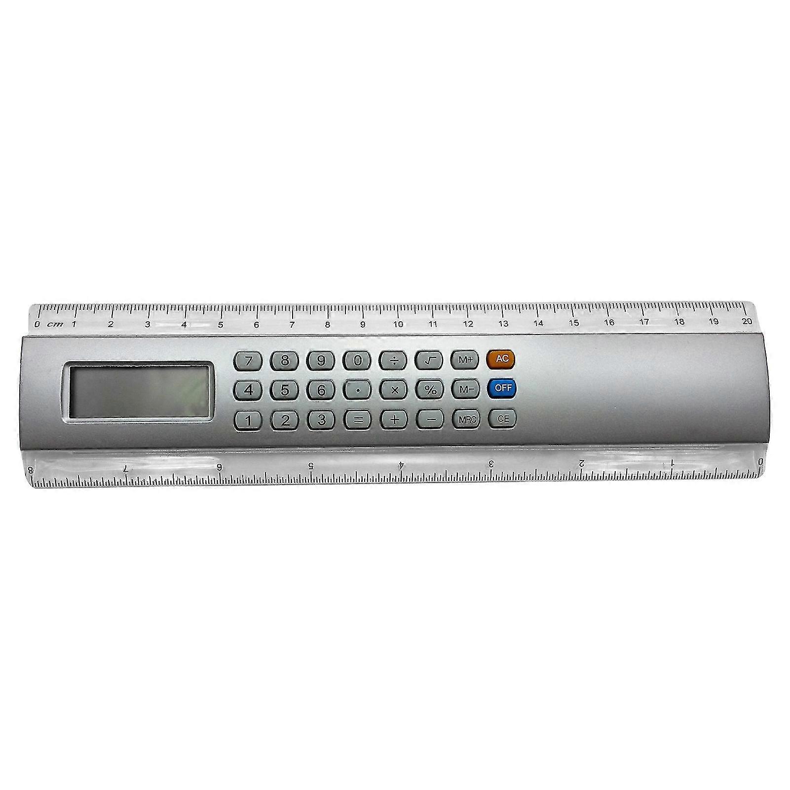 Ruler Calculator Multifunctional Counting 20cm Mini Personality 8 Digits Handheld Calculator Ruler For School