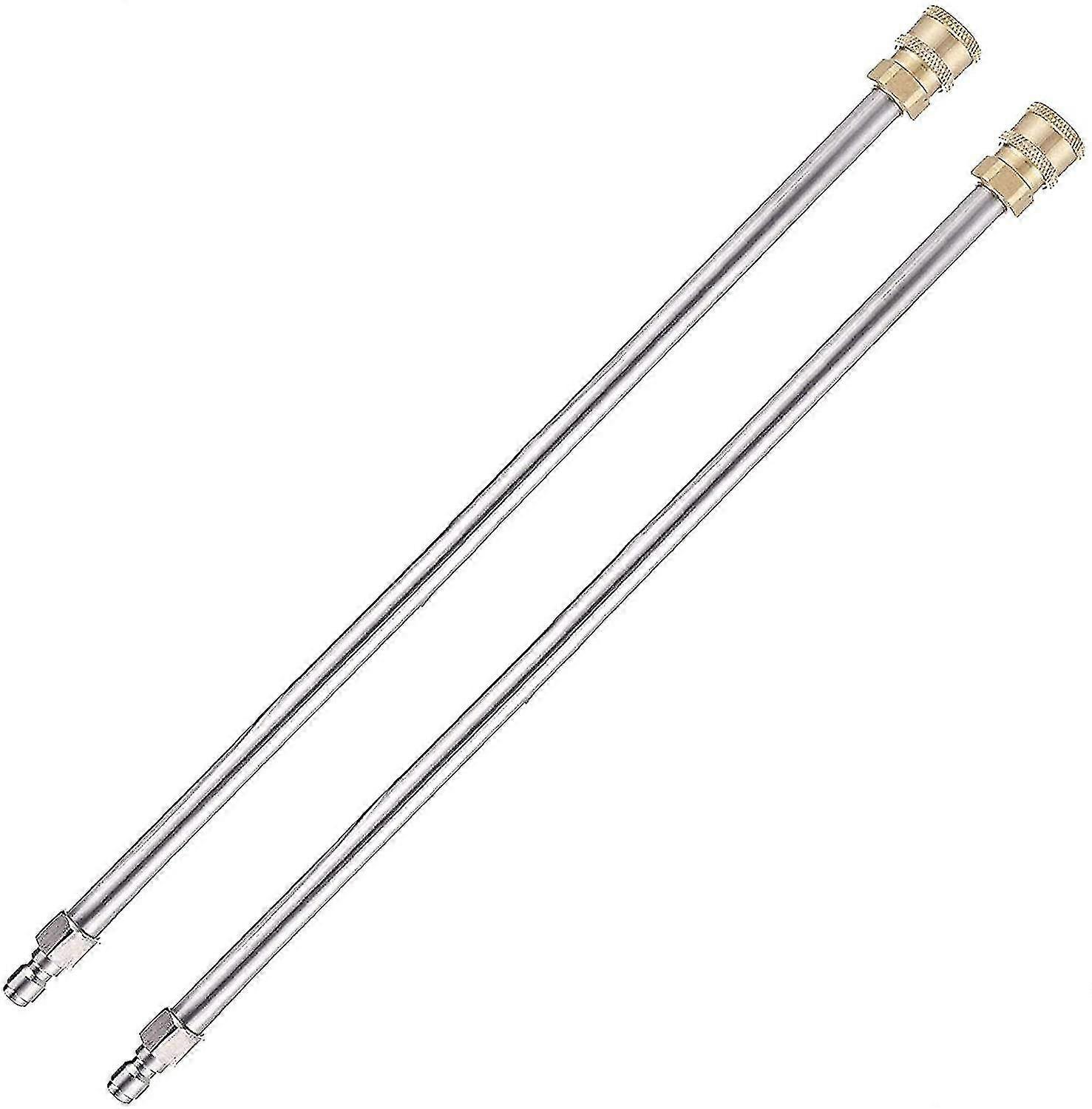 2 Pack Pressure Washer Extension Wands Gutter Cleaning Tools, Replacement Telescopic Lance, Window Cleaning Nozzles