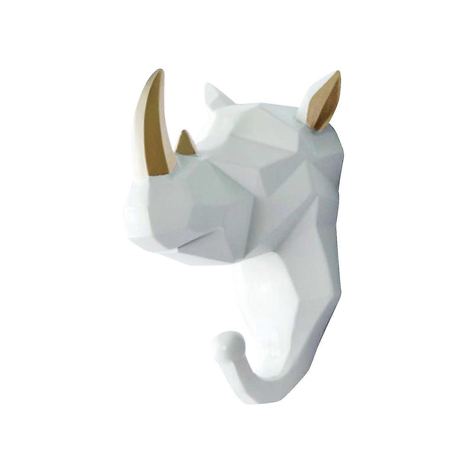 Animal Hook Free Punch Deer Head Coat Hook Wall Coat Hook Key Wall Mount