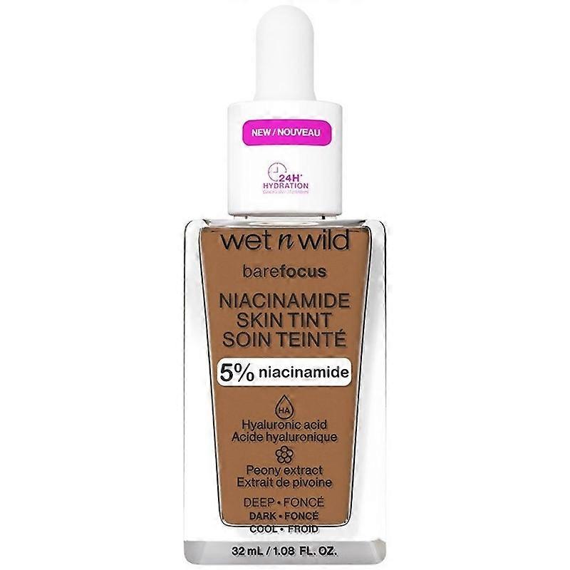 Wet n Wild Bare Focus Niacinamide Teint pour la Peau 32ml - Profond