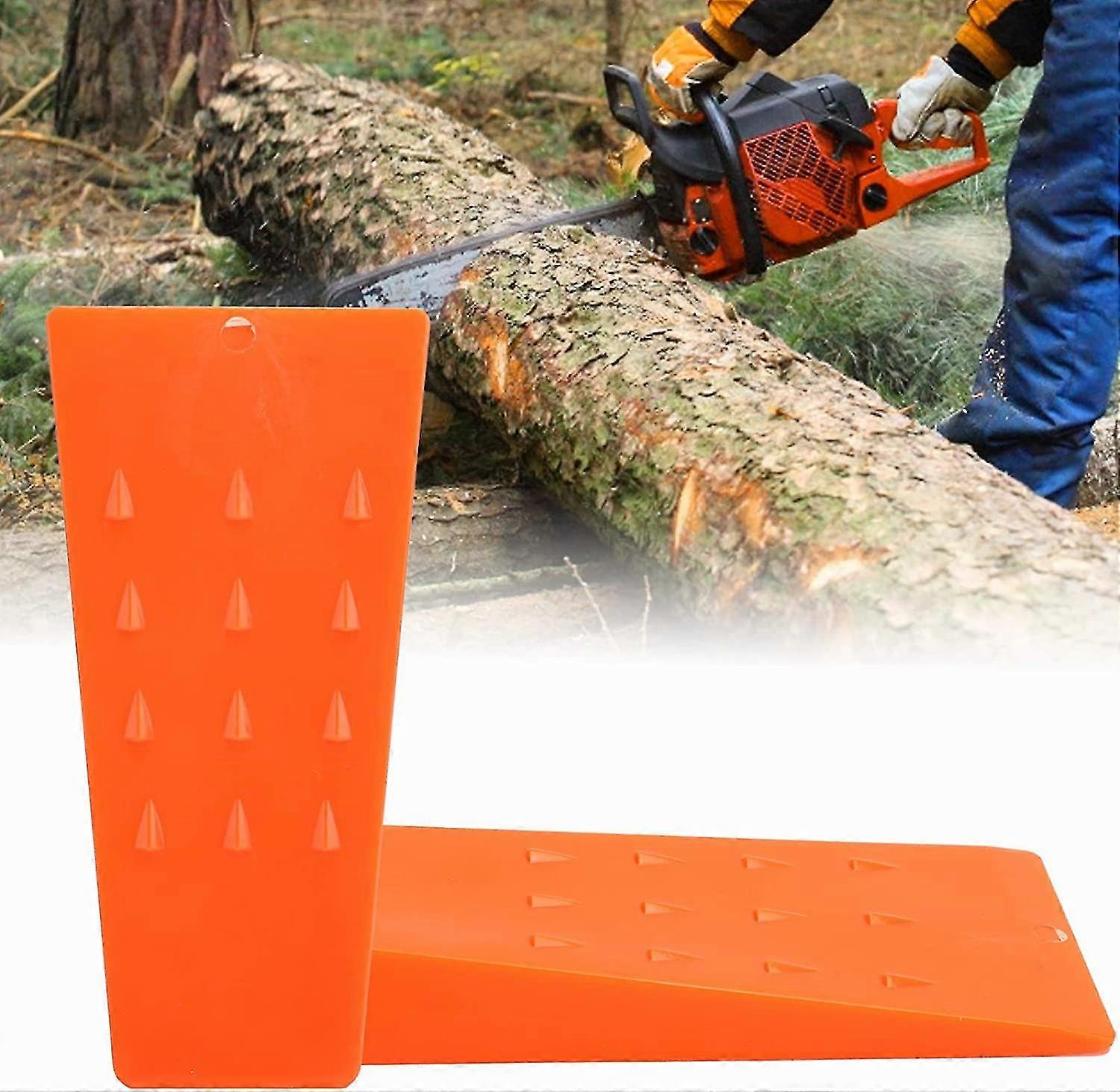2 Pcs Plastic Felling Wedges Tree Cutting Wedges Chainsaw Supplies Chainsaw Accessories Logging Tools