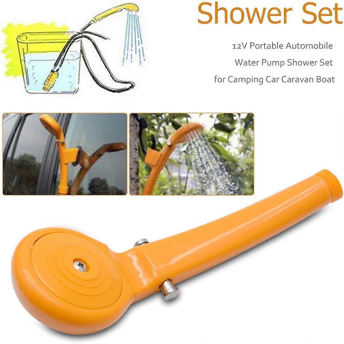 Portable Outdoor Camping Shower, 12V 3A 35W Plastic Car Plug