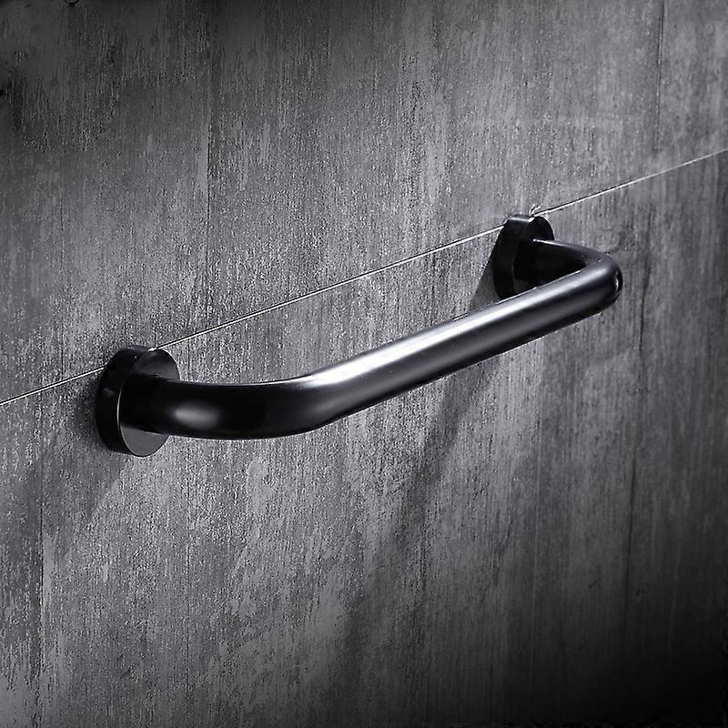 Bathroom Bar, Shower Safety Handle, Non-Slip 30 CM Bar for Bathroom, Bathtub, Toilet (Black)