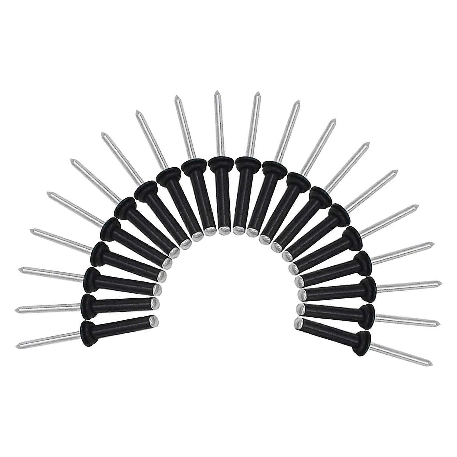 Kaesi 20Pcs/Set Mounting Rivet Long Grip Convenient Wear Resistant Widely-Use Anti-corrosive Kayak Accessories Sturdy Canoe Mounting Tri Rivet for Boa