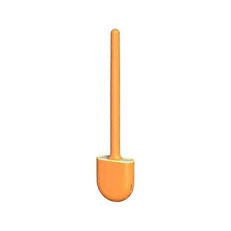 Soft Silicone Toilet Brush With Drying Holder