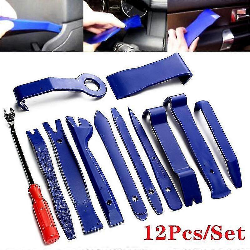 12pcs Hand Tool Kit Auto Car Opening Repair Tool Set