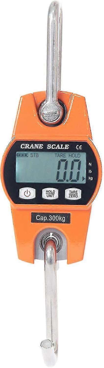 Electronic Scale 300kg Hanging Hook Scale Lcd Dynamometer Industrial Hook Scale Weight Scale 300kg/600lbs