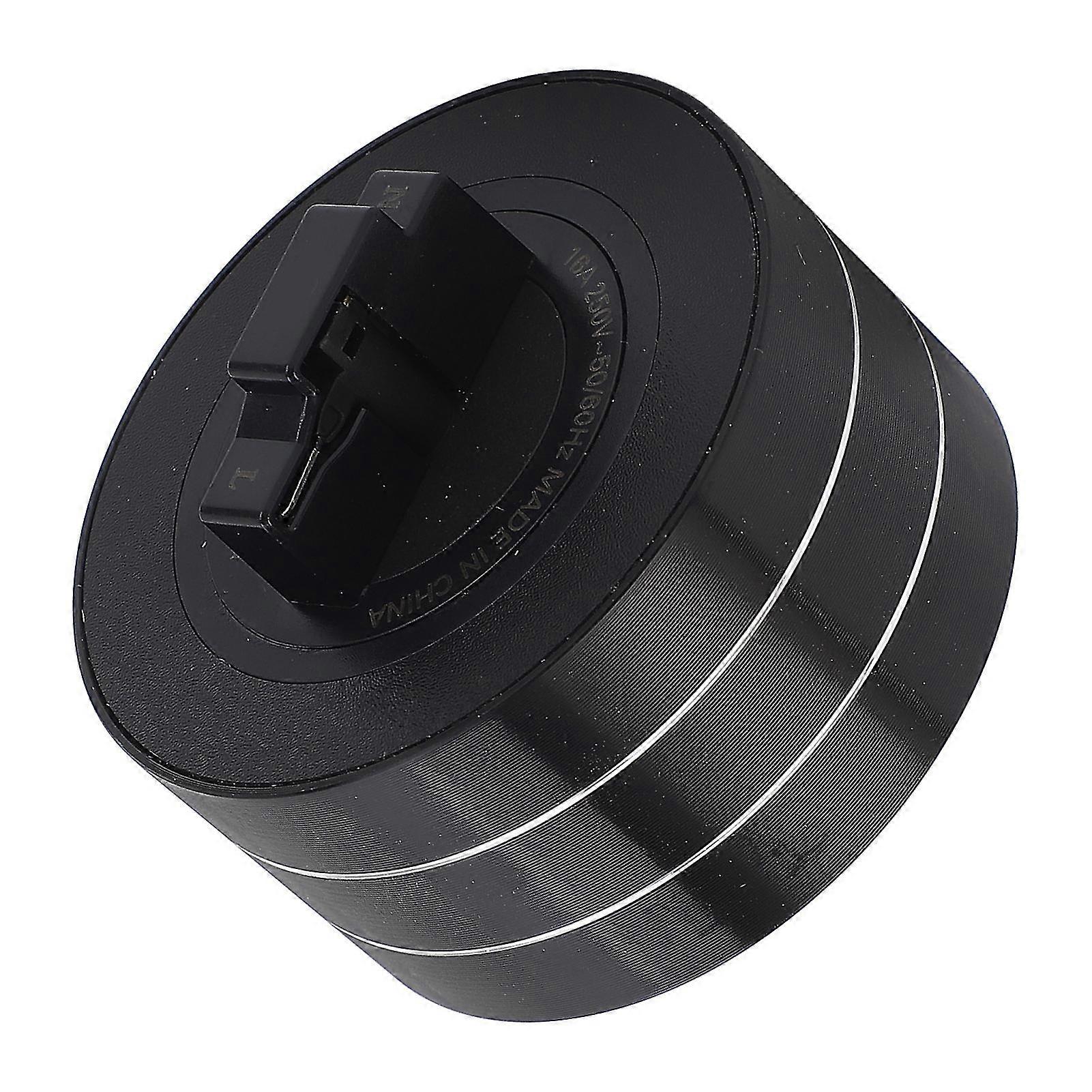 Multifunctional Round Track Socket 250V with Indicator Surface Mounted EU Plug