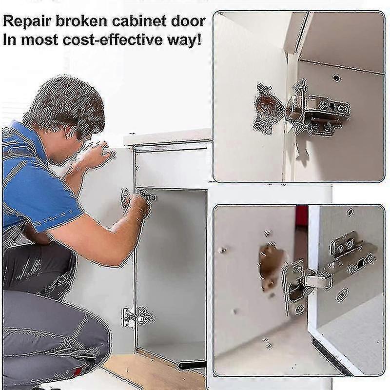 キャビネット家具引き出し用10pcsヒンジ修理プレートステンレススチールドアパネルテーブルベースヒンジ