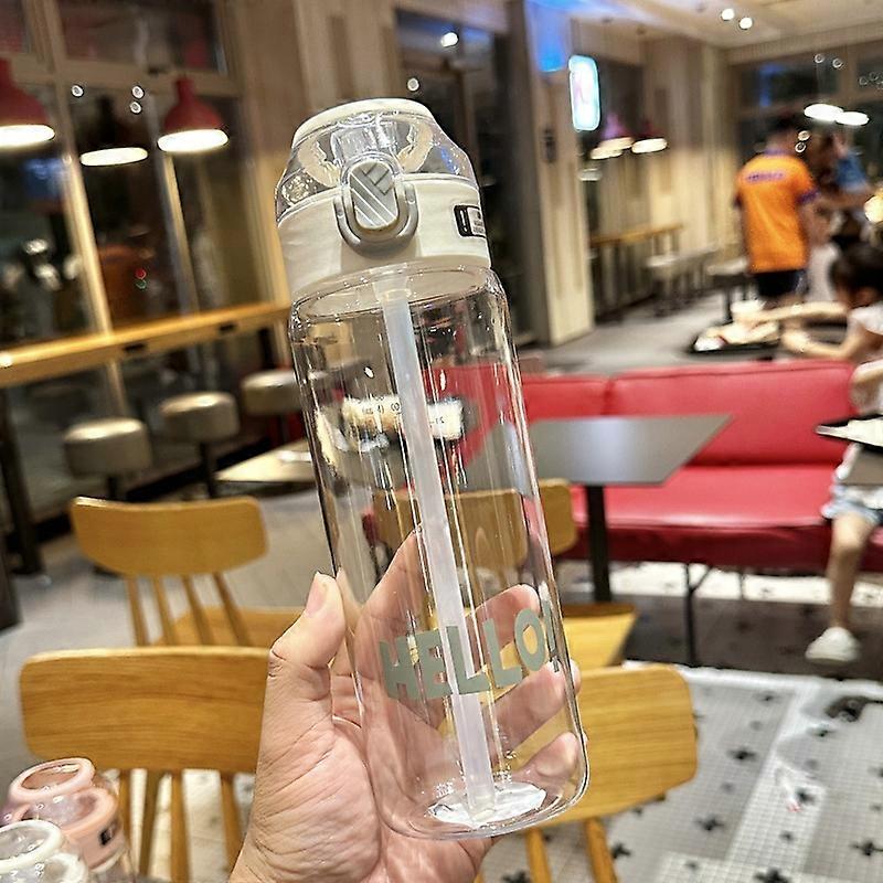 Portable Large Capacity Plastic Cups 800ml White