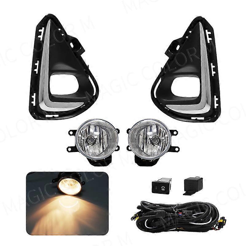 thumbnail interactive-video image 1 of VGETTING LED DRL Fog Light Kit – Toyota Corolla Axio 2018-2021, Halogen Bulbs, SAE/DOT 1 of 5