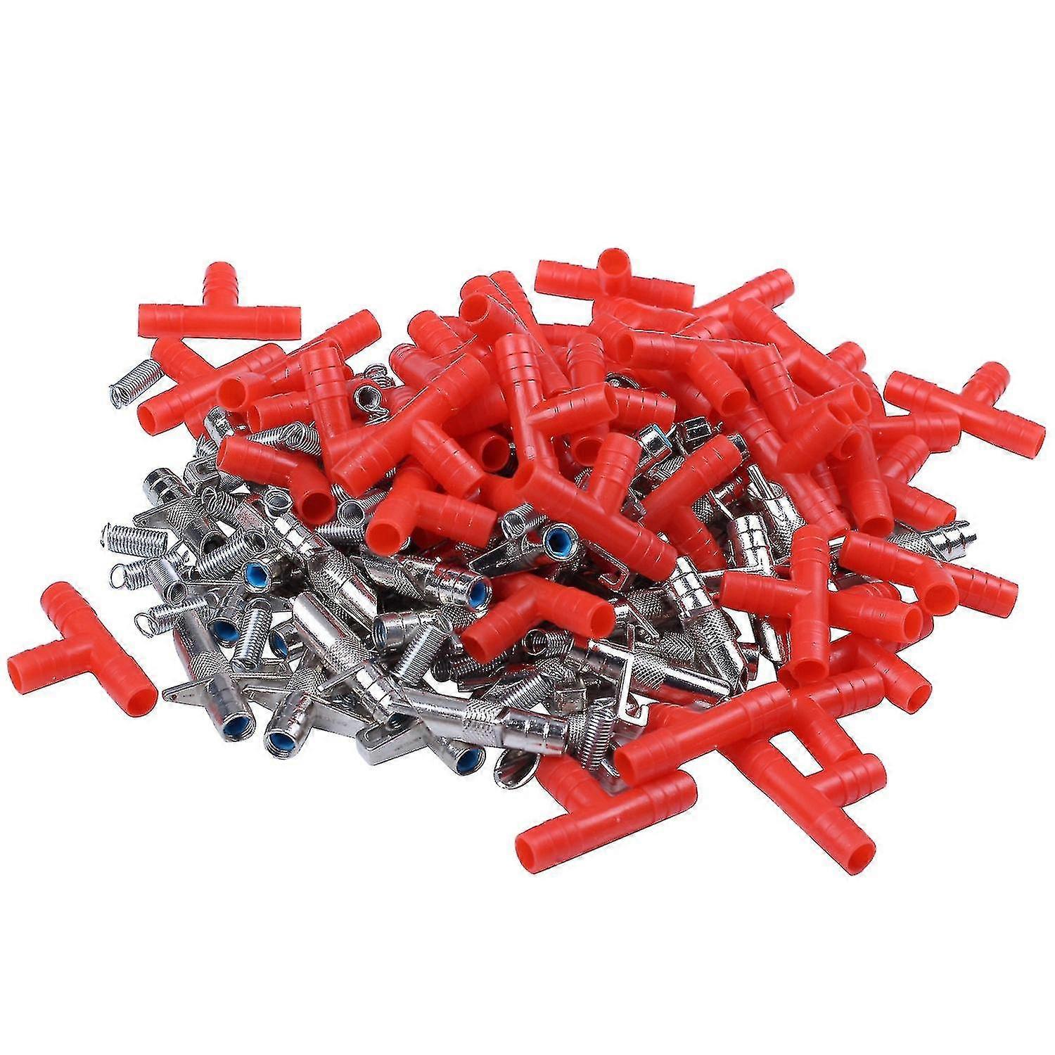 50pcs αυτόματος πόσιμος πόσιμος νερό θηλών θηλών για λαγουδάκι τρωκτικών κουνέλι θηλή πόσιμο νερό πηγή D