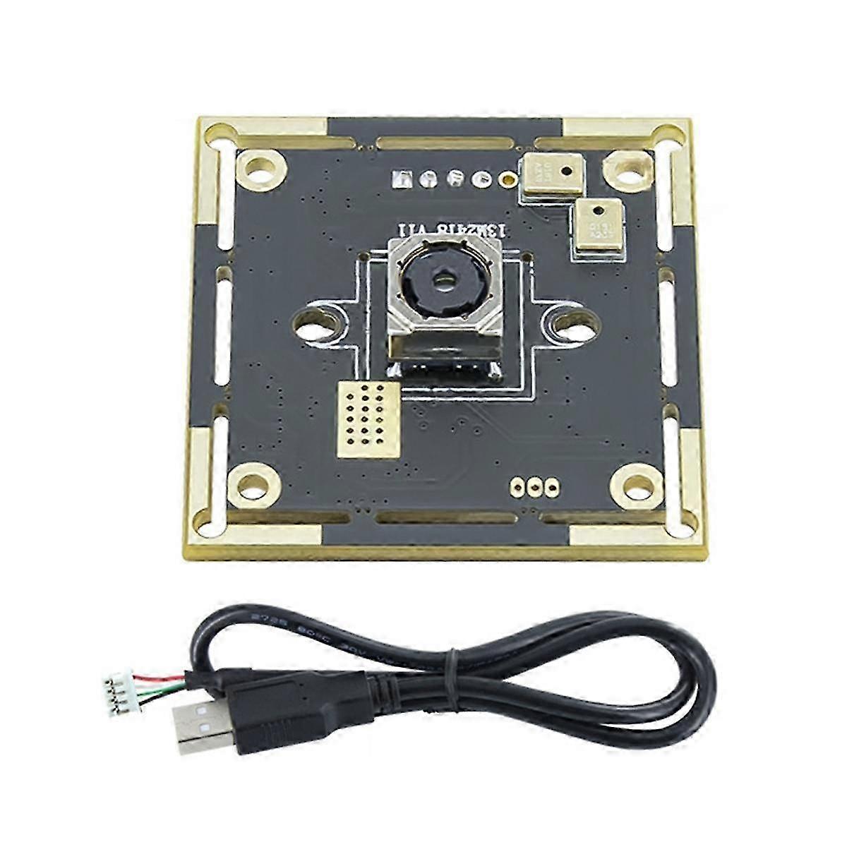 13mp Usb Camera Module 78.4 No Distortion Auto Focus Camera Module 4160x3120 Ov13b10 Built-in Mic For Computer