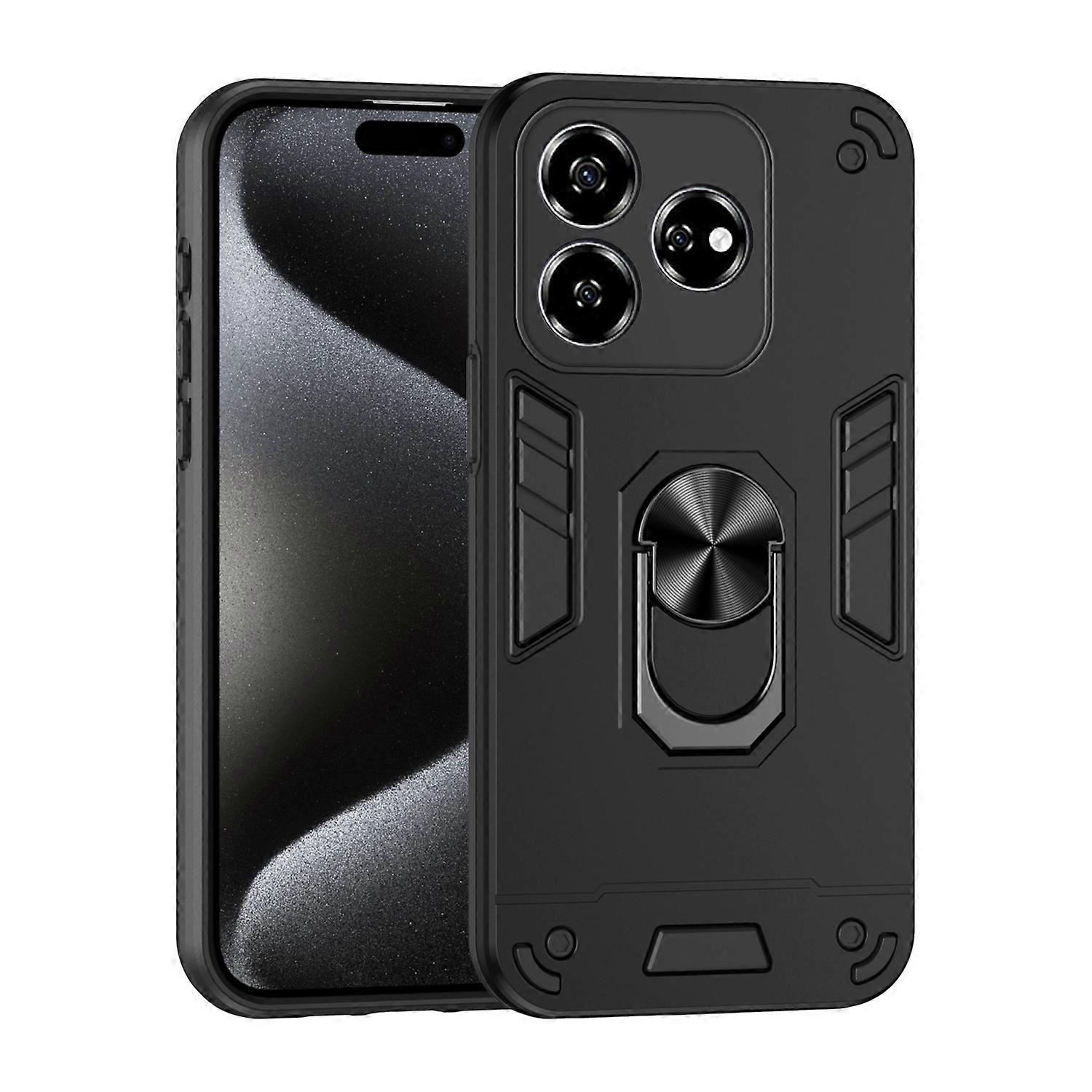 适用于中兴 Blade V60 Vita / Axon 60 Lite 装甲磁环 TPU 壳