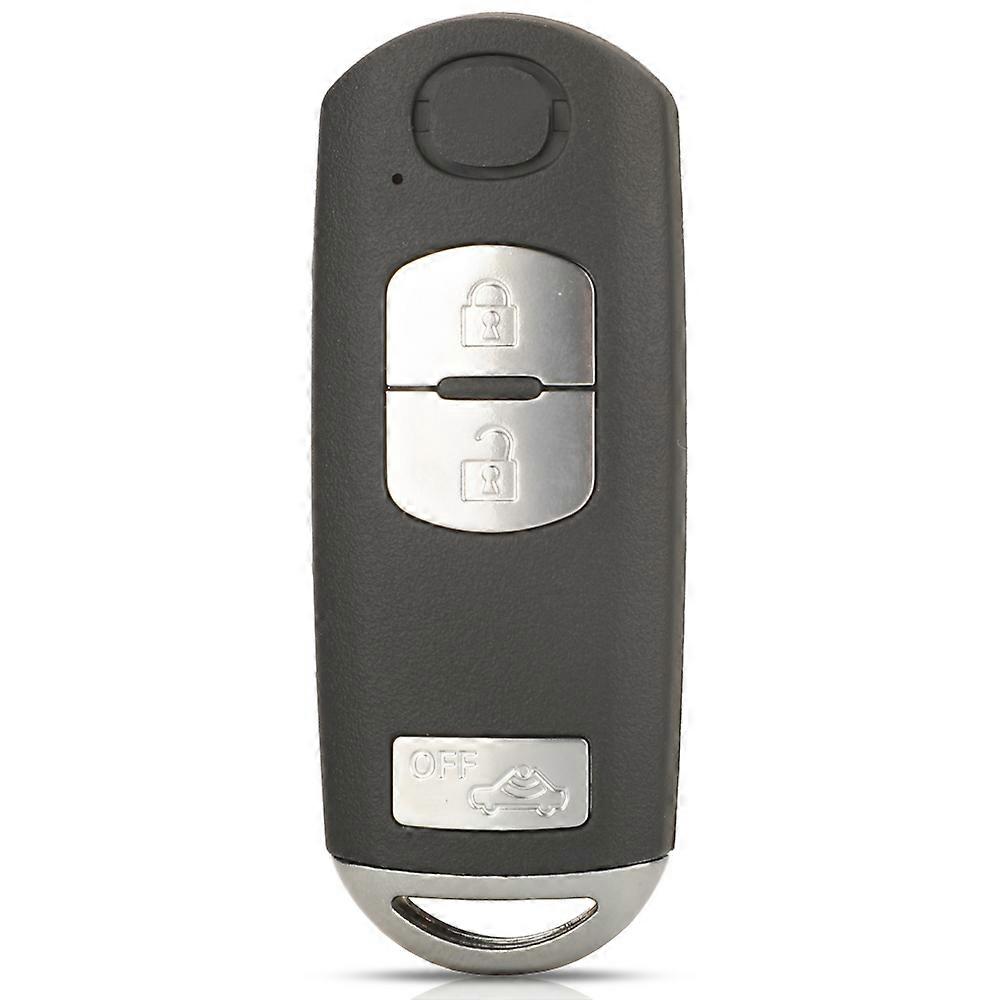 Smart Remote Key Shell Case 2/3/4 Knopf Fit für Mazda X-5 Summit M3 M6 Axela Atenza mit Notfall-Schlüsselklinge