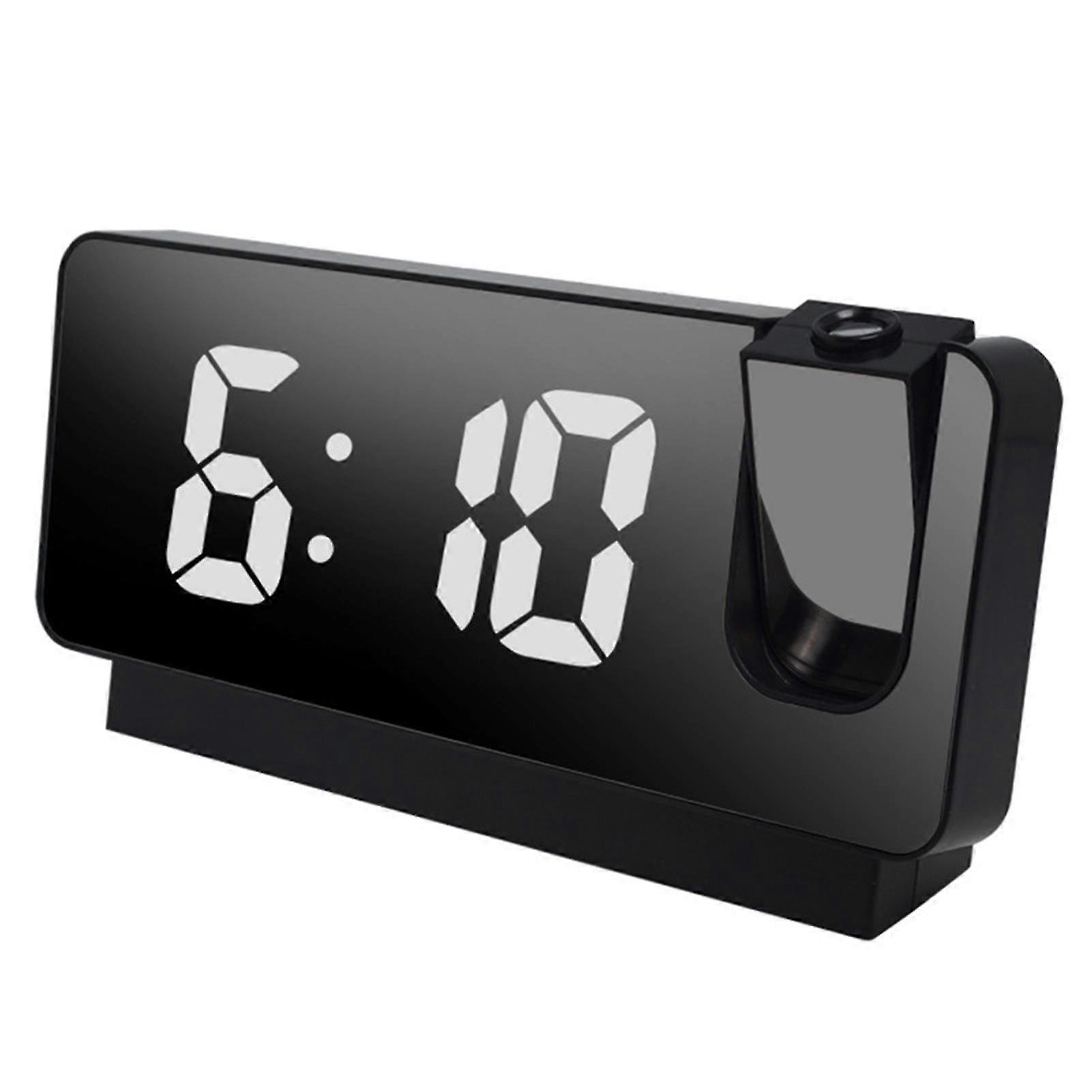 Smart Digital Projection Clock Adjustable Mute Automatic Desktop Led Alarm Clock
