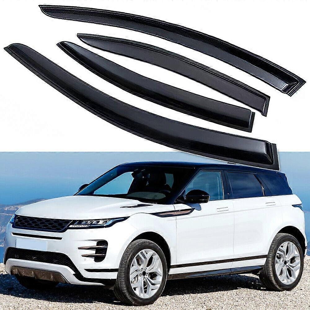 Applies to 4pcs Rain Guard Window Visor Wind Deflectors for Rover Range Evoque 2020-2025