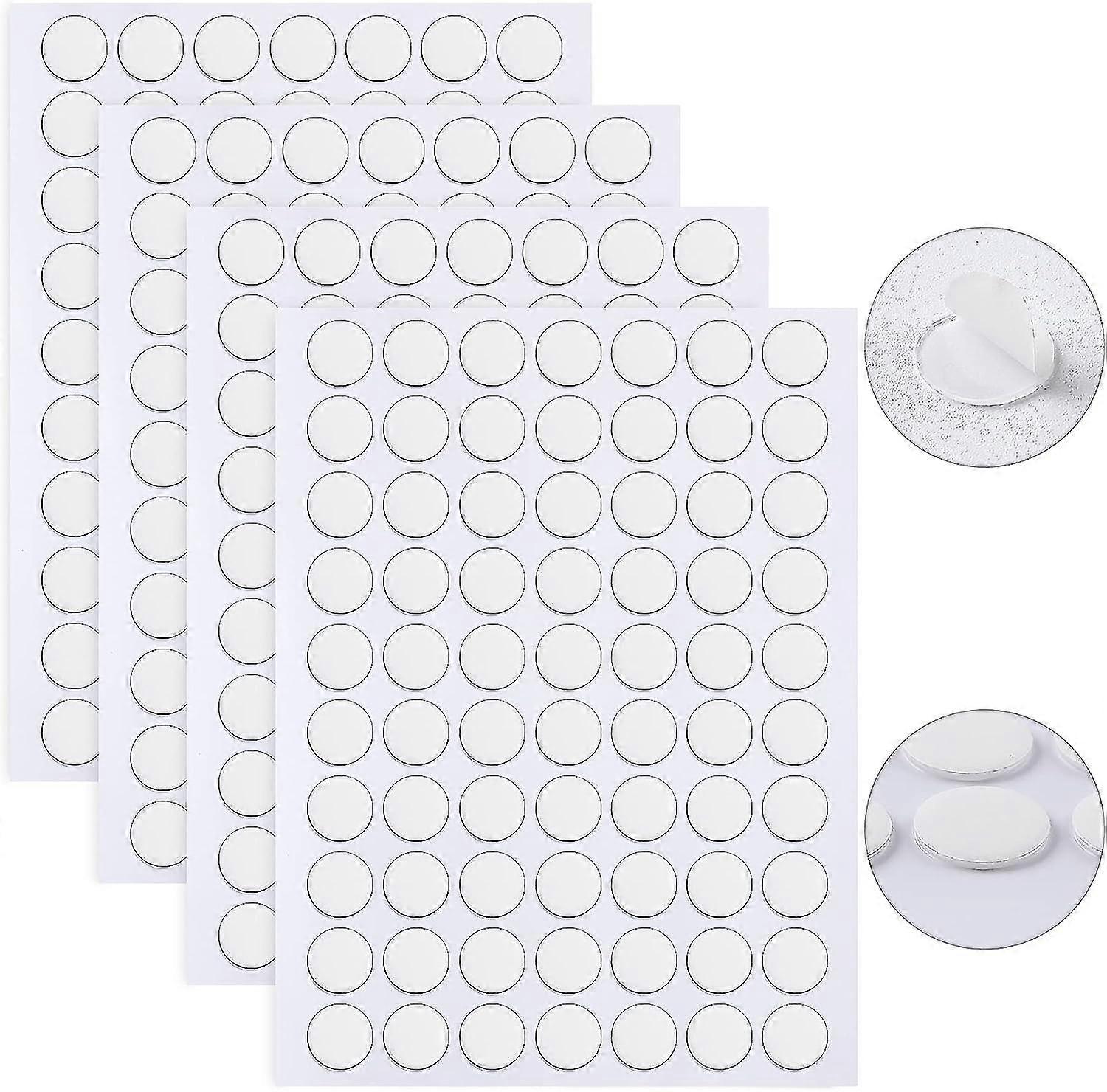 280 Pieces Double Sided Sticky Dots Stickers Removable Round Putty Clear Sticky