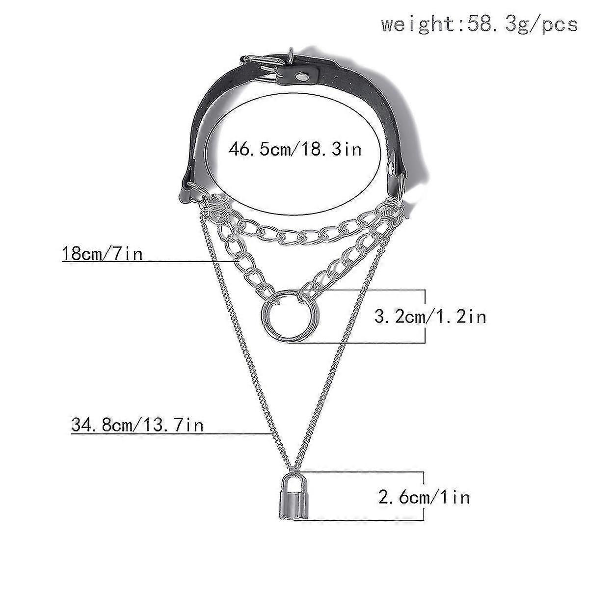 Chocker Key Rivets Goth Punk Chokers